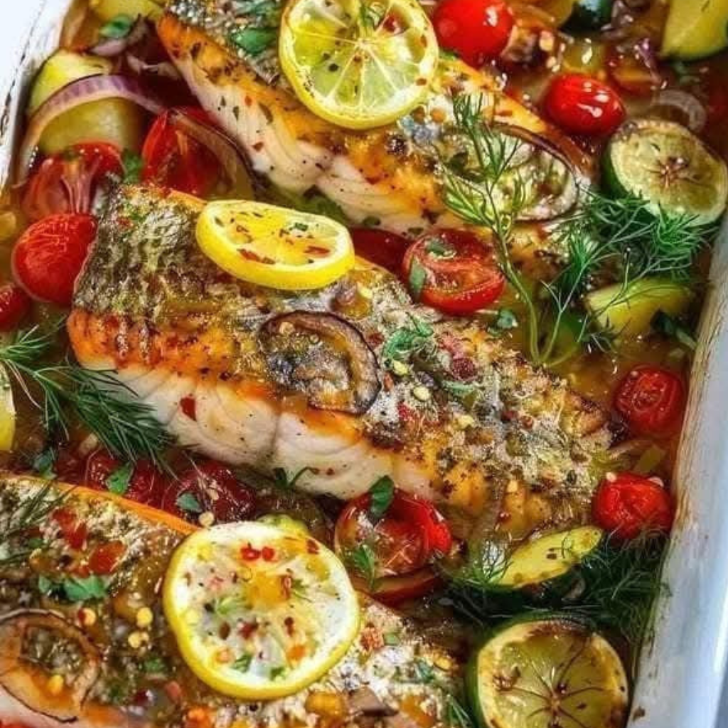 Protein Mediterranean Baked Fish